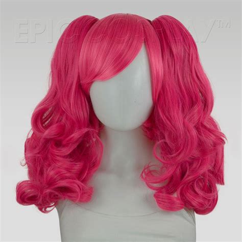 pink ponytail wig